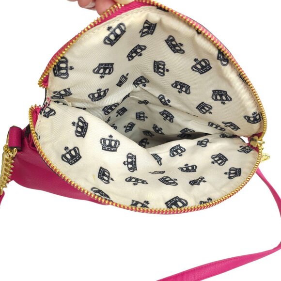 Juicy by Juicy Couture Crossbody Handbag Crowd Pleaser Mini Bag Preppy Pink - Picture 9 of 16
